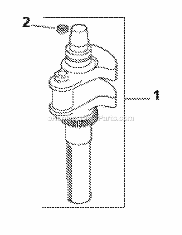 Cv23s-75592 Crankshaft Diagram and Parts List for M50-KHS 53BB5BBP750 Cub Cadet Sprayer
